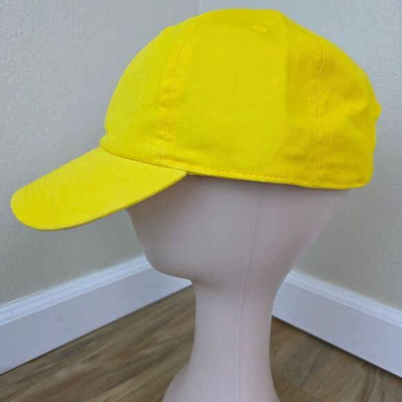 🩵NWOT Yellow Unisex Adjustable Soft Cotton Baseball Hat - Picture 6 of 13
